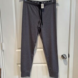 PINK Victoria's‎ Secret Ultimate Jogger Pants Gray Logo Waist NWT M